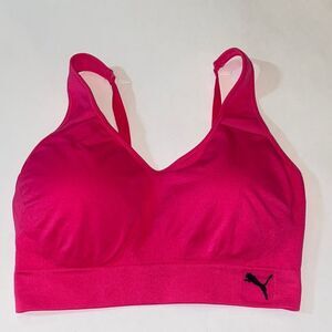 Puma Women's Bold Pink Sports Bra Size XL